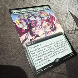 Earth’s Mightiest Heroes Extended Art Marvel Super Heroes Mtg MSH Nm 0413 - Image 3