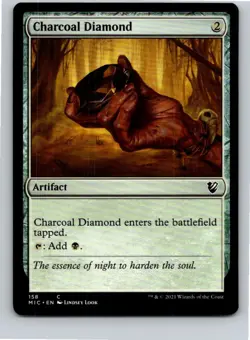 Magic the Gathering Charcoal Diamond Commander: Innistrad: Midnight Hunt MTG - Image 1