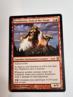 Mtg Purphoros, God Of The Forge NM Regular Version. - Image 1