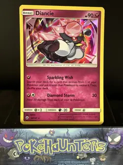 Pokemon Card DIANCIE 94/147 Burning Shadows Holo Rare NM - Image 1
