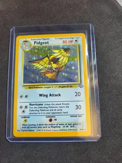 Pidgeot Holo 8/64 Jungle Unlimited Pokemon Card LP WOTC Vintage - Image 1
