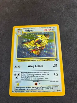 Pidgeot Holo 8/64 Jungle Unlimited Pokemon Card LP WOTC Vintage - Image 2