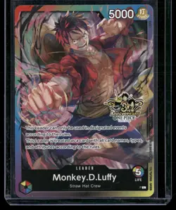 3rd Anniversary Tournament Cards #P Monkey.D.Luffy (Tournament 3 Brothers Pack) - Image 1