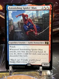 Astonishing Spider-Man ✨FOIL✨[Marvel Super Heroes] MTG - Image 1