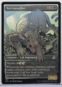 1x Necropanther *Showcase* - Ikoria: Lair of Behemoths - Near Mint - Image 1