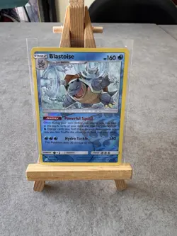 Pokemon TCG Blastoise 25/181 SM-Team Up Reverse Holo Rare NM* - Image 1