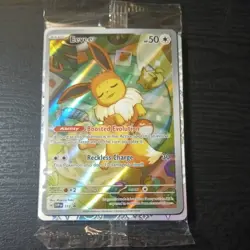 SEALED Pokemon Prismatic Evolutions Eevee SVP 173 Black Star Promo - Image 1