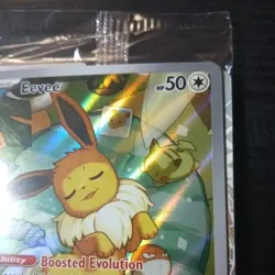 SEALED Pokemon Prismatic Evolutions Eevee SVP 173 Black Star Promo - Image 3