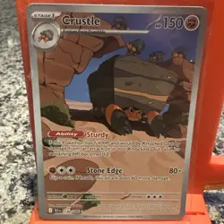 Crustle 130/086 Illustration Rare Black Bolt Pokemon Near Mint - Image 1
