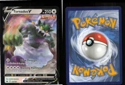 Tornadus V 124/198 Holo V Rare Chilling Reign Pokemon Holo Near Mint - Image 3