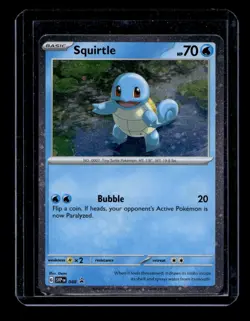 Pokemon Squirtle Black Star Promo 48 Scarlet & Violet - Image 1