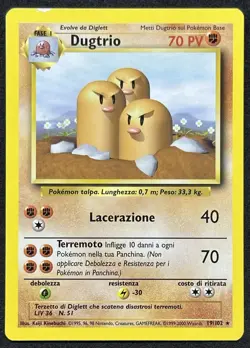 POKEMON~DUGTRIO~19/102~SET BASE~ITA~PL - Image 1