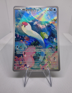Wiglett Pokemon TCG Scarlet & Violet SV01 206/198 Full Art IR Holo EN NM - Image 1