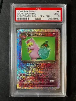 Dark Slowbro - Pokemon 2002 LC Legendary Coll Reverse Holo 8/110 - PSA 9 MINT - Image 1
