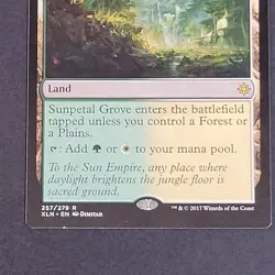 MTG - 1x Sunpetal Grove - Ixalan - NM/LP - Rare Magic The Gathering - 2017 Dual - Image 4