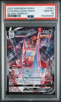 2022 DURALUDON VMAX SILVER tg21 psa 10 POKEMON SWORD & SHIELD SILVER TEMPEST - Image 1