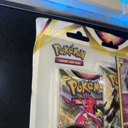 Pokemon Astral Radiance 3 Pack Blister Sylveon Promo Charizard Coin SWSH Sealed - Image 2