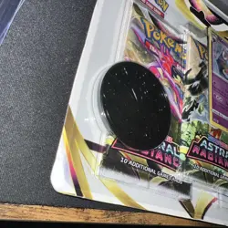 Pokemon Astral Radiance 3 Pack Blister Sylveon Promo Charizard Coin SWSH Sealed - Image 3