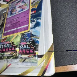 Pokemon Astral Radiance 3 Pack Blister Sylveon Promo Charizard Coin SWSH Sealed - Image 5