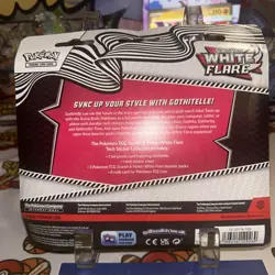 Pokemon TCG Scarlet & Violet 10.5 White Flare Tech Sticker Blister - Image 3