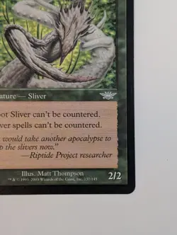 MTG - 1x Root Sliver - Legions - NM - Vintage - Green - Magic The Gathering 2003 - Image 5