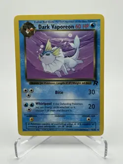 Dark Vaporeon - 45/82 - Team Rocket 2000 - WOTC Uncommon - NM/LP - Pokemon TCG - Image 1