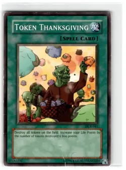 Yu-Gi-Oh! Token Thanksgiving Unlimited DCR-041 Heavily Played Common - Image 1