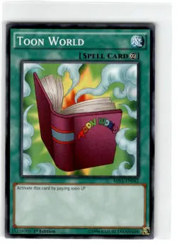 Yu-Gi-Oh! Toon World 1st Edition MILI-EN042 Moderately Played Common - Image 1