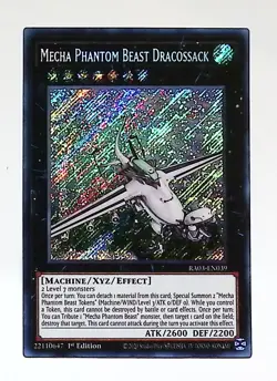 Mecha Phantom Beast Dracossack - RA03-EN039 - Secret Rare - 1st Edition Yugioh - Image 1