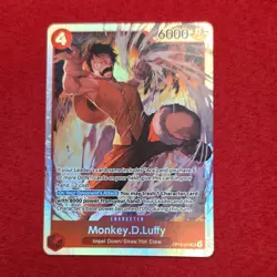 Bandai One Piece Card Game Monkey D. Luffy OP16-015 SR Alt Art Foil 6000 EN - Image 1