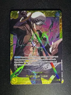 Trafalgar Law OP10-119 Secret Rare Royal Blood One Piece TCG - Image 1