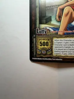 Shonen Jump One Piece CCG Luffy CH047 The Great Captain Straw Hat Eng 2005 500 - Image 3