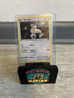 Snorlax 141/192 Cosmos Holo SWIRL Pokemon Card NM Near Mint Pokemon TCG Nintendo - Image 1