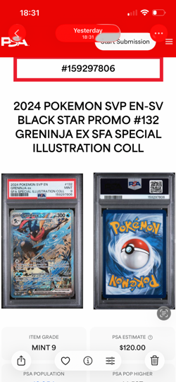 Greninja ex 132 Sv: Scarlet & Violet Promo Cards Holo - Image 1