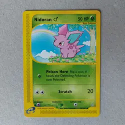 Nidoran 96/147 Common Aquapolis E-Series Collectable Nintendo Pokemon Card Mint - Image 1