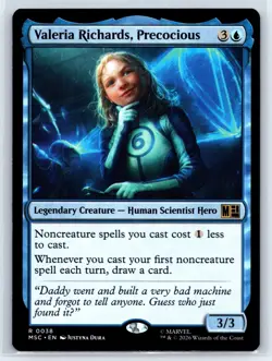 Valeria Richards, Precocious - NM - Commander: Marvel Super Heroes - MTG - MSC - Image 1