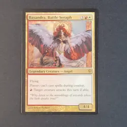MTG - 1x Basandra Battle Seraph - Conspiracy - LP - Rare - Magic The Gathering - Image 2