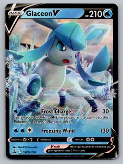 Pokemon TCG SWSH: Sword & Shield Promo Cards Glaceon V - SWSH196 - Image 1