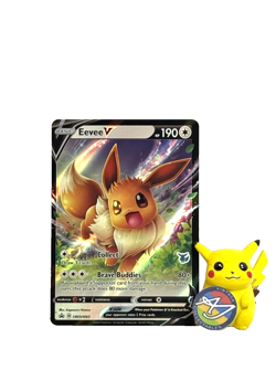 Pokemon Eevee V SWSH065 SWSH- Sword & Shield Promo Card (Holo) - Image 1
