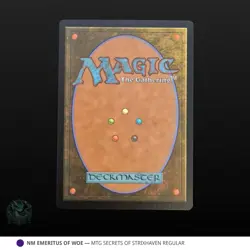 Emeritus of Woe 80 - Secrets of Strixhaven - Mythic Regular NM MTG SOS - Image 2