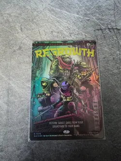 Regrowth - Foil MTG Last Ronin Secret Lair | Teenage Mutant Ninja Turtles (NM) - Image 1