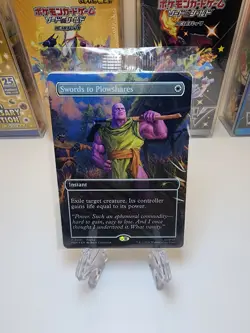 Magic The Gathering Sword To Plowshares #P0001 Magic Promo MTG NM PSA Magazine - Image 1