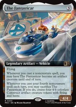 Mint/Near-Mint, English - 1 x MTG The Fantasticar - Extended Art Commander: Marv - Image 1
