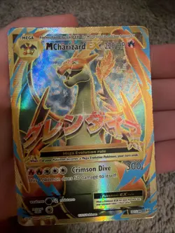 Pokemon TCG Mega-Charizard-EX Evolutions Holo Full Art Ultra Rare - Image 1
