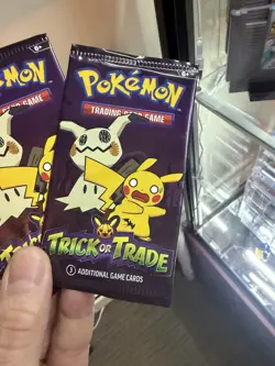 Pokemon TRICK or TRADE Halloween SEALED Booster Packs x6( 3 Cards Per Pack) - Image 4