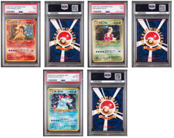 Pokemon Typhlosion Meganium Feraligatr Japanese Neo Destiny Sequential PSA Set - Image 1
