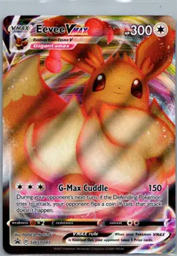 Eevee VMAX SWSH087 Holo Promo Sword & Shield Promo Pokemon Holo Near Mint - Image 1