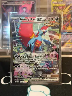 Pokemon TCG Roaring Moon EX Paradox Rift 251/182 Special Illustration Rare - Image 1
