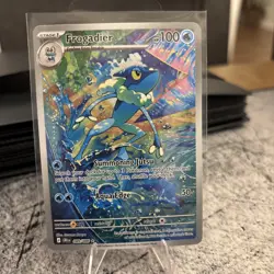 🔥🔥🔥 Pokemon Chaos Rising Frogadier 089/086 Secret Rare Full Art Holo 🔥🔥🔥 - Image 1