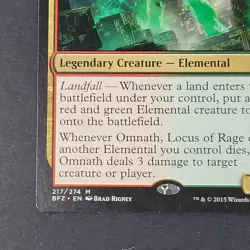 MTG - 1x Omnath Locus of Rage - Battle for Zendikar - LP/NM Magic The Gathering - Image 3